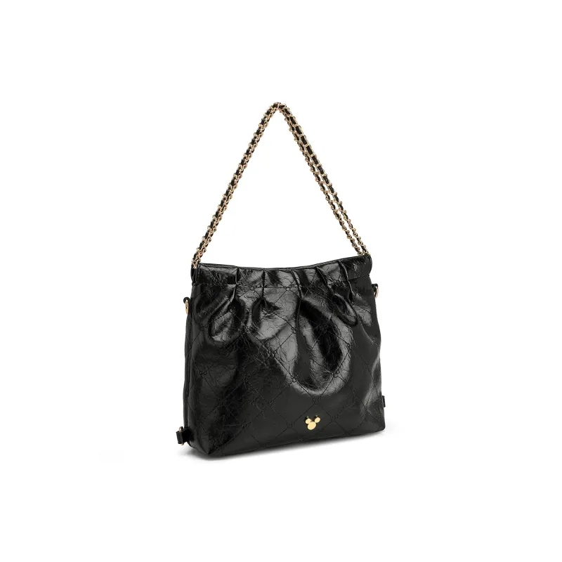 Disney PU Hobo Bag Handbag Regular Women's Black/White-3