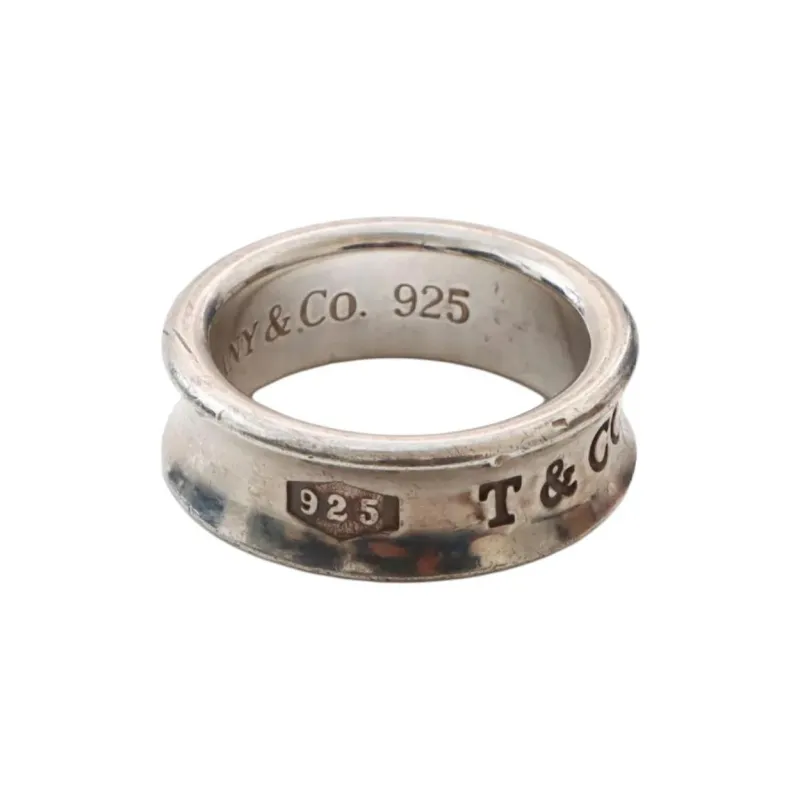 TIFFANY & CO. 2000s Sterling Silver 1837 Ring-1