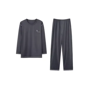 Huggy Kissy Pajama Set Men's Pencil Gray