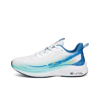 CANUVEN Running Shoes Men Low Top White Blue/Black Gray Green