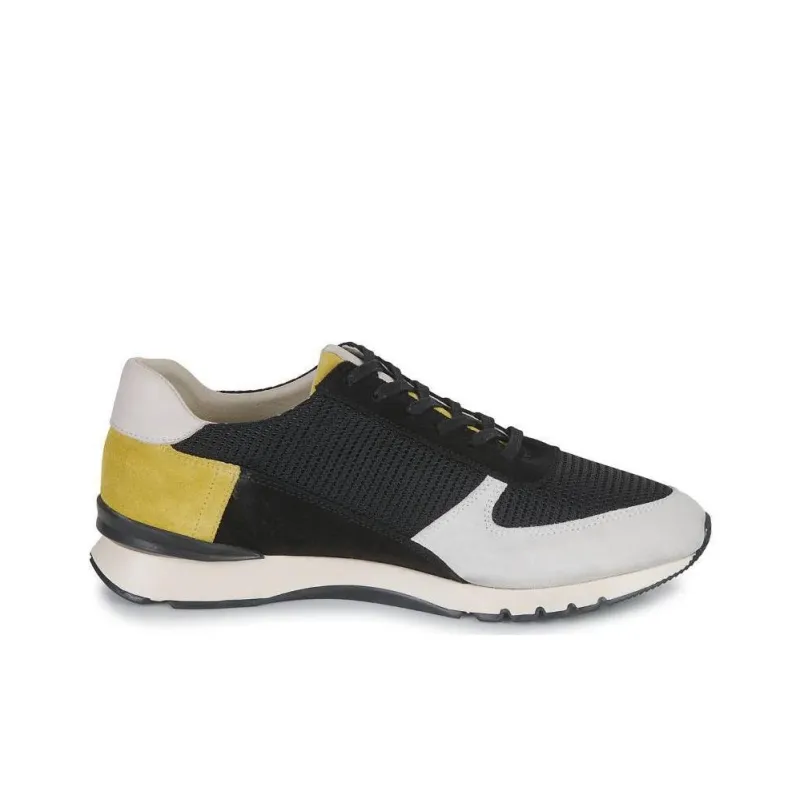 PELLET Malo Low-Top Casual Shoes Men's Black White-1