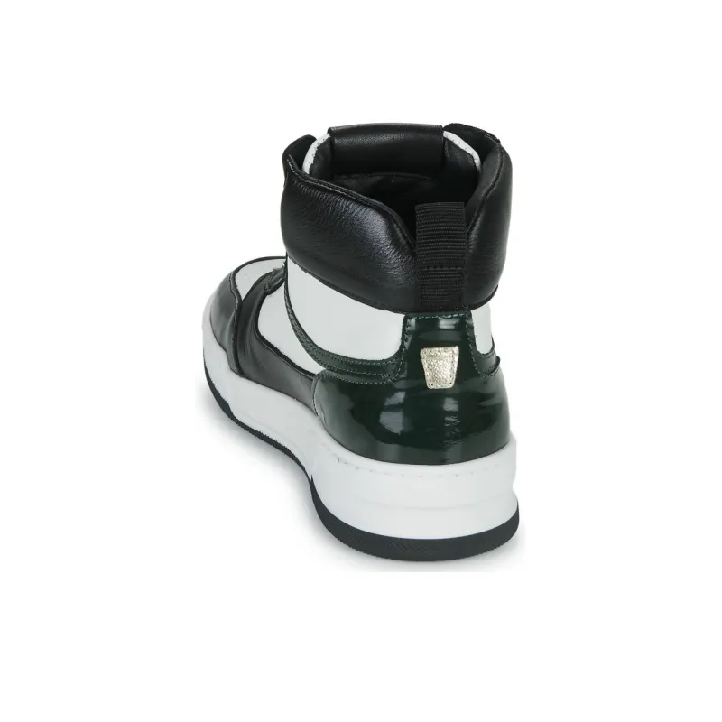 JB MARTIN Hurrel High Top Skateboard Shoes Women's Black White-4
