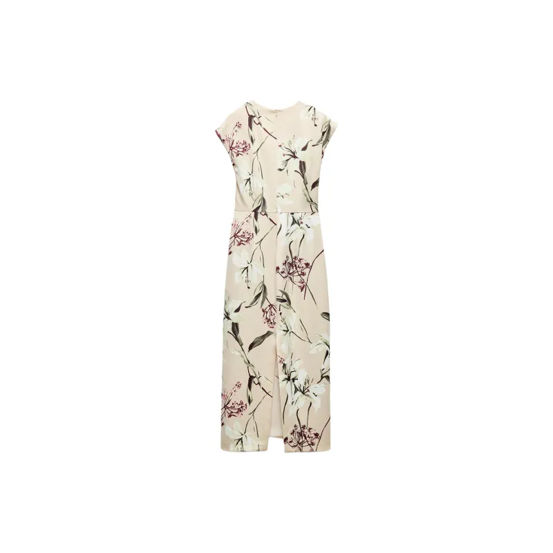 ZARA Short Sleeved Dresses Women's Multicolor-1