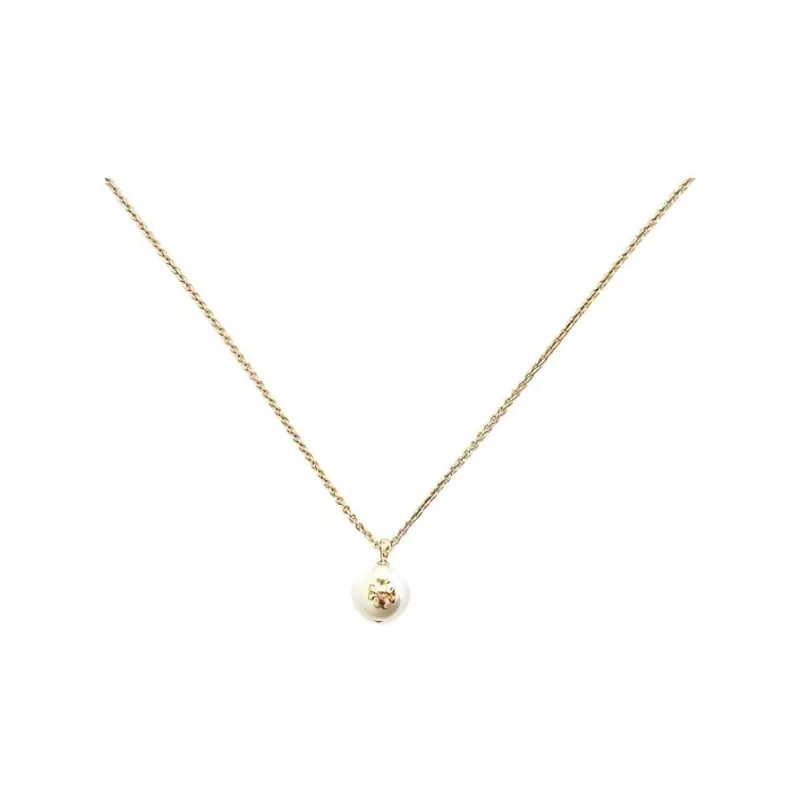 TORY BURCH Brass Necklaces Women's Gold-0