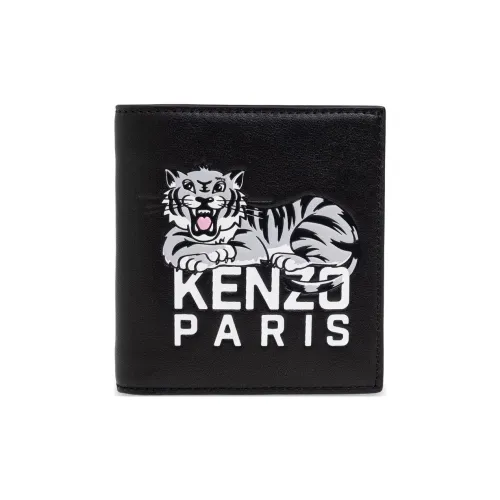 KENZO Varsity Logo Detailed Mini Wallet