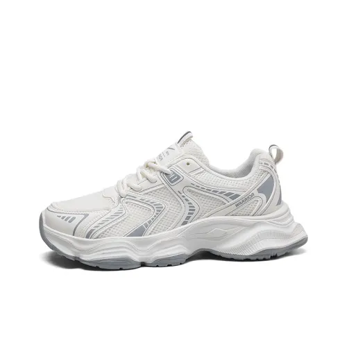 Warrior Anti Slip And Wear Resistant Height Increasing Low Top Chunky Sneakers Men's