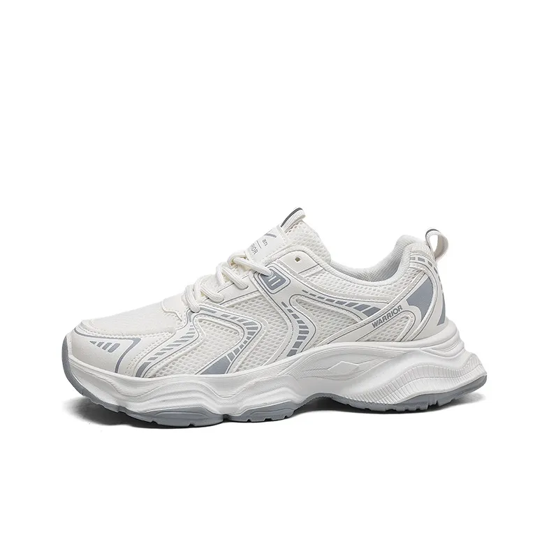 Warrior Anti Slip And Wear Resistant Height Increasing Low Top Chunky Sneakers Men's-0