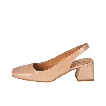 JB MARTIN Voyante Block Heel High Heels Women's Beige