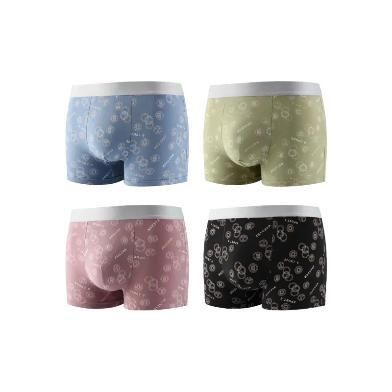 MIIOW Trend Party Series Underpants Men's 4 Pack-11