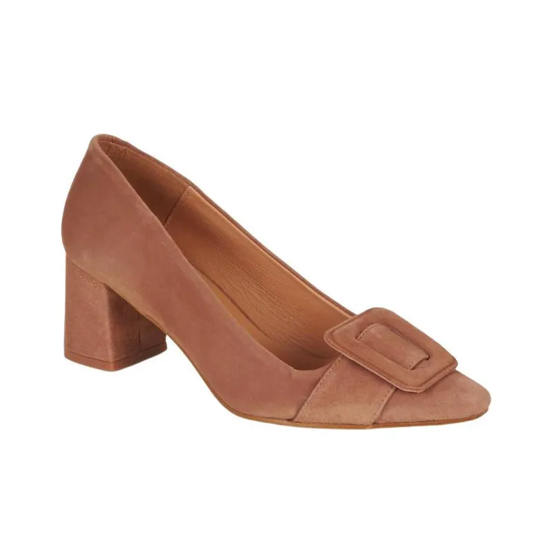 JB MARTIN VERACE Chunky Heel High Heels 6cm Women's Brown-2