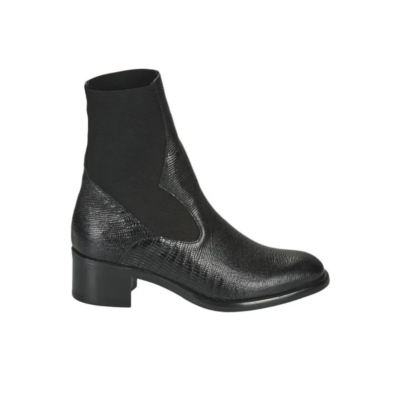 JB MARTIN Short Chelsea Boots Women's Black-1