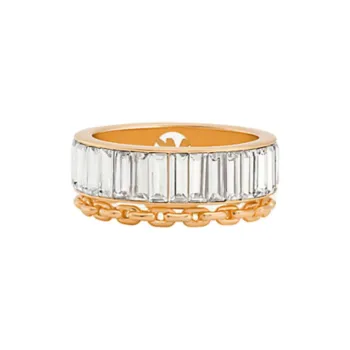 MICHAEL KORS Cubic Zirconia Double Layered Ring