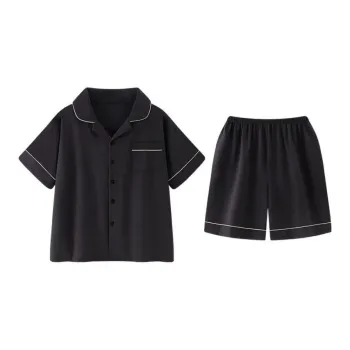 XIAFENYAN Pajama Set Men's Black