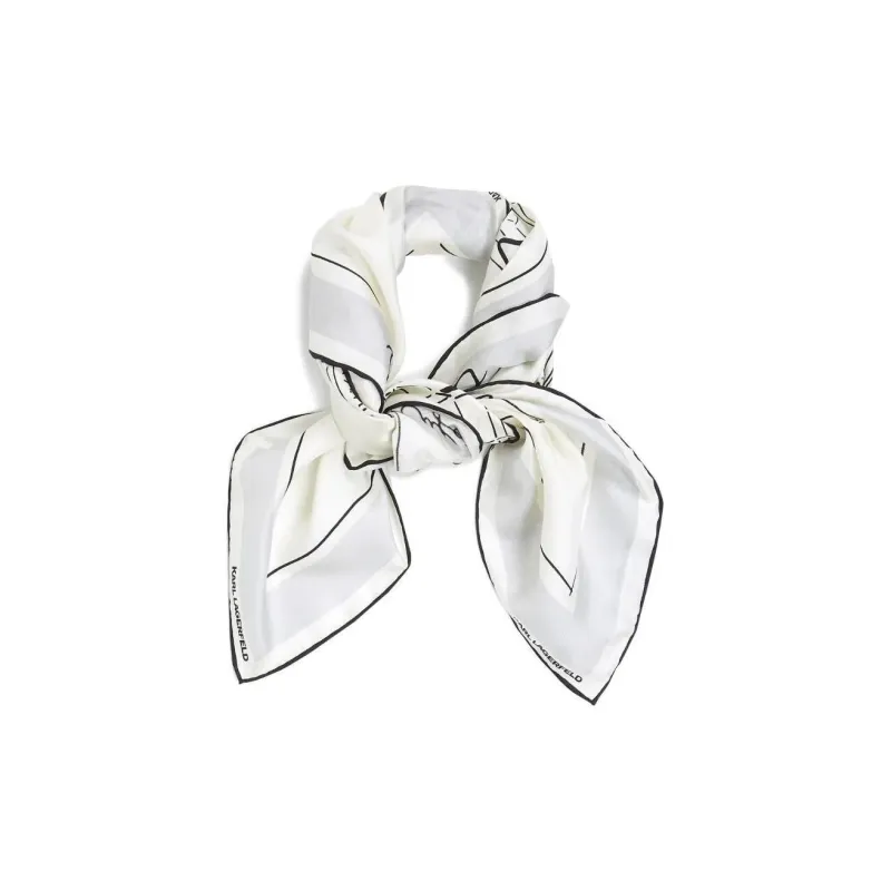 KARL LAGERFELD / Karl Lagerfeld Jeans X Jorge Parra Printed Scarf-1