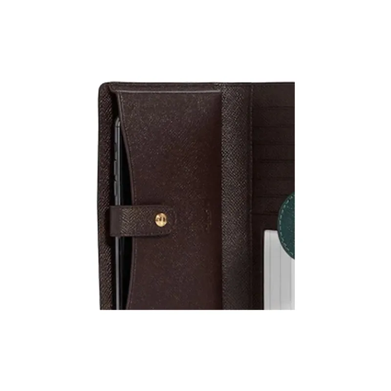 COACH Boxed Cross Grain Leather Handle Handheld Inner Compartment Wallet Box Trumpets Women's Jasper-3