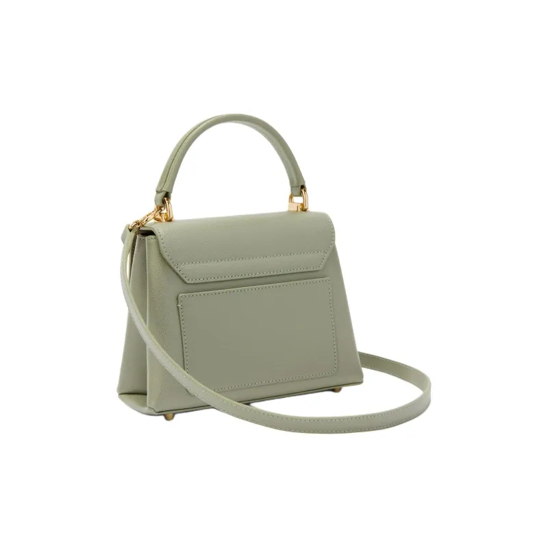 Furla 1927 Collection Leather One Shoulder Handbags Mini Women's Green-2
