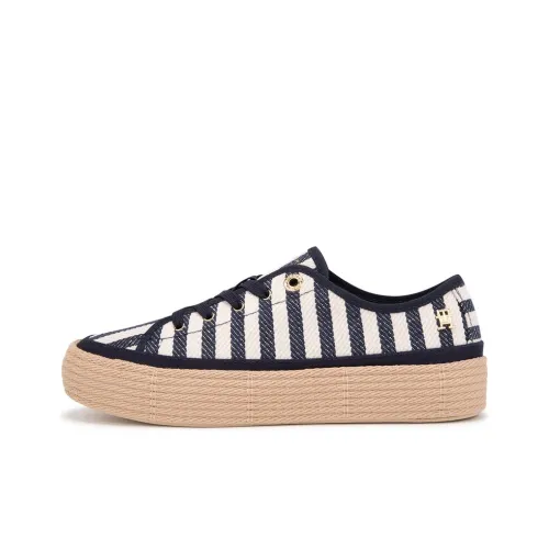 Tommy Hilfiger Espadrilles Women's Black White Stripes