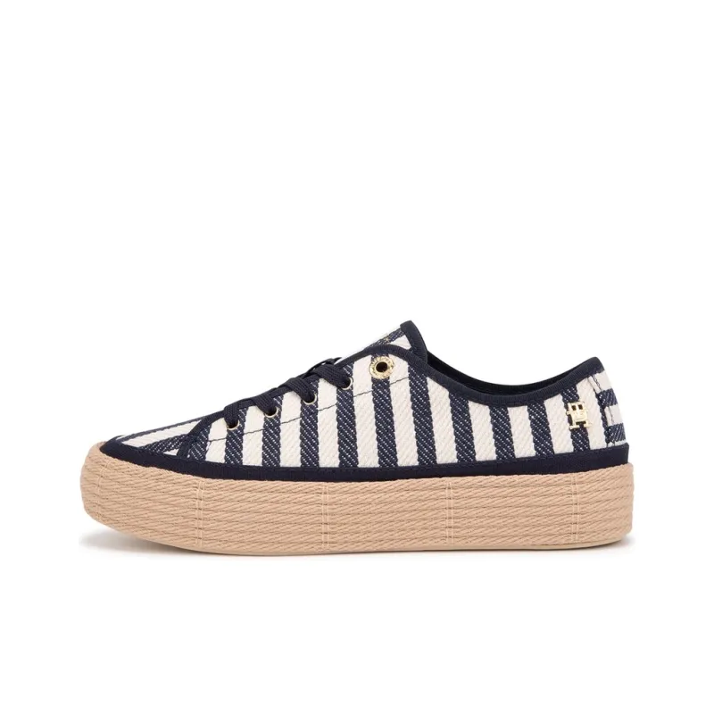 Tommy Hilfiger Striped Platform Sneakers Women's-0