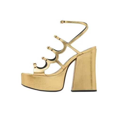 MARC JACOBS Kiki Strap Sandals 12.5cm Women's Gold