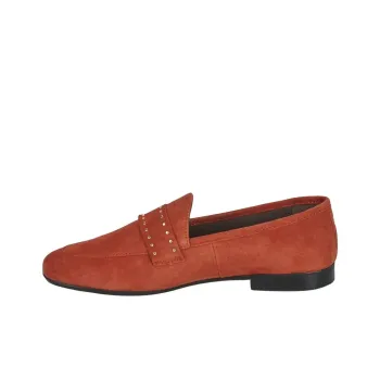 JB MARTIN FRANCHE ROCK Loafers Women's Red Brown
