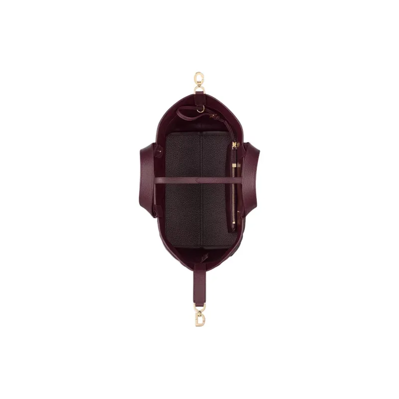DIOR Toujours Calfskin Indigenous Bag, Tote Bag, Shopping Bag, Handbag Medium Size Women's Burgundy-2