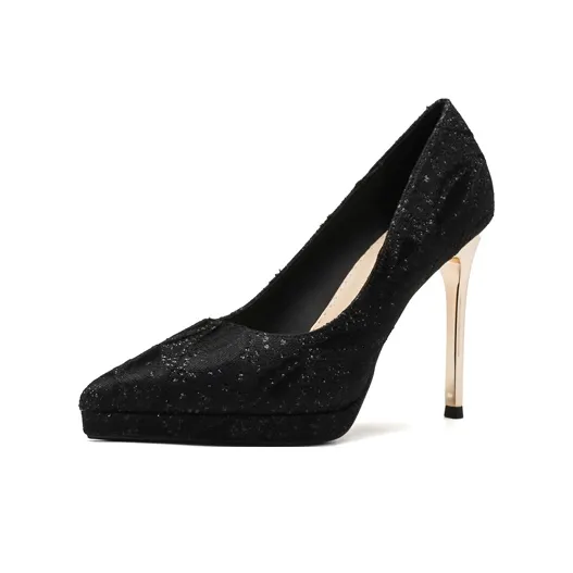 XIMO BULL High Heels Women's Champagne-11