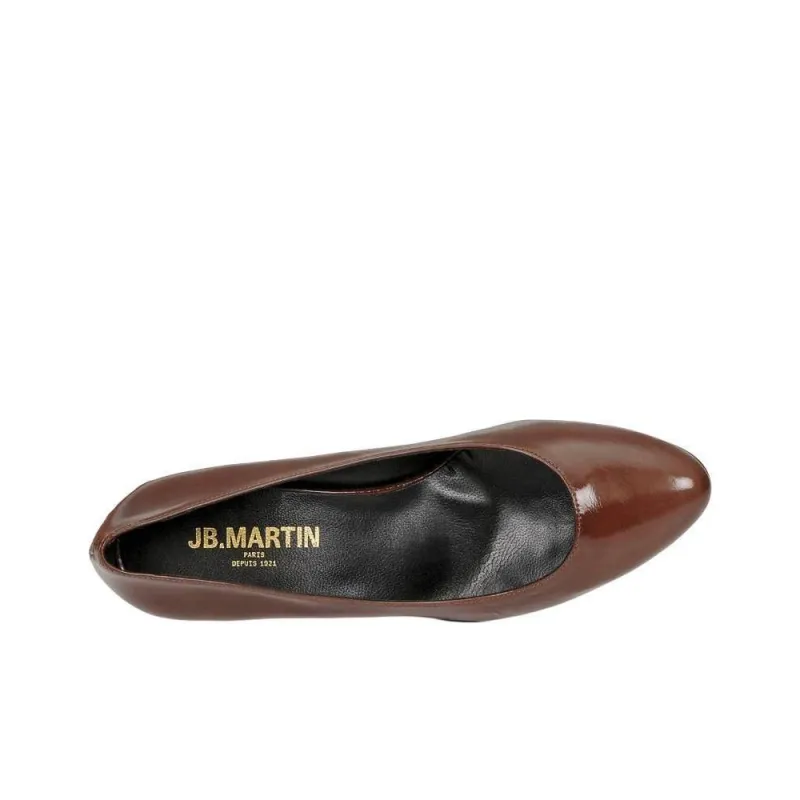 JB MARTIN Veritea Chunky Heel High Heels Women's Brown-5