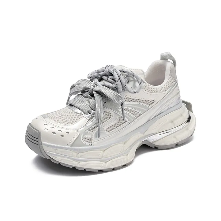 JOSINY Slip-Resistant Height Increasing Low-Top Chunky Sneakers Women's-6