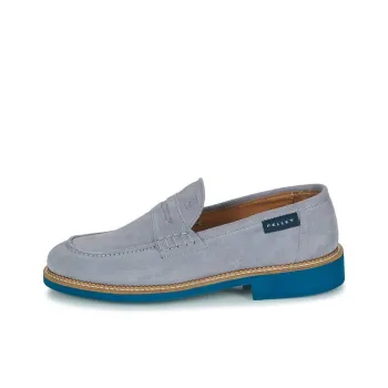 PELLET CLEMENT Loafers 3cm Men's Gray Blue