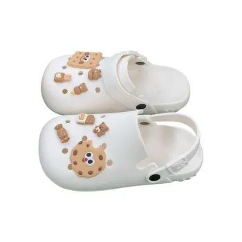 SHIGUDE Slippers Unisex, Cream White