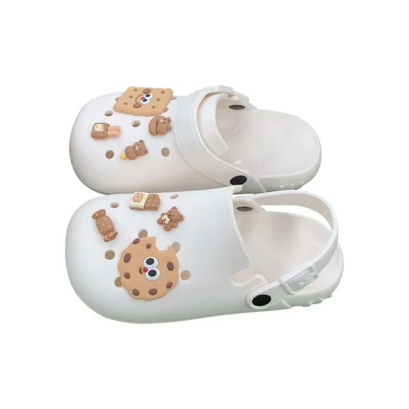 SHIGUDE Slippers Unisex, Cream White-0