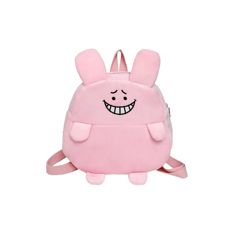 BUBM Plush Backpack Regular Unisex Pink-0