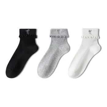 AUGUST Ankle Socks Women's 3 Pack Mixed Color