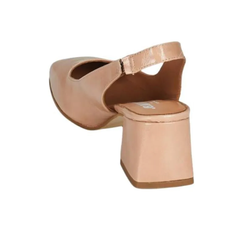 JB MARTIN Voyante Block Heel High Heels Women's Beige-4