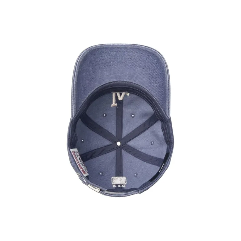 MLB Cotton Baseball Caps Unisex Denim Blue-5