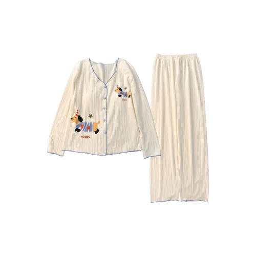 Maultiay Pajama Set Women's Apricot