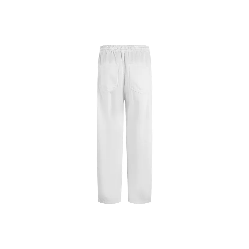 Hansca Wide Leg Hip Hiding Leg Lengthening Straight Fit Jeans Men's-16