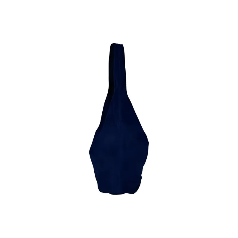 ZARA Cowhide Tote Bag Shopping Bag Shoulder Bags Large Size Women's Blue-2