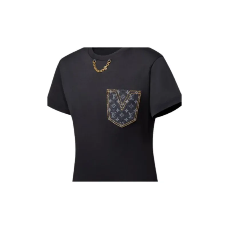 LOUIS VUITTON Monogram Pocket T-Shirt-5