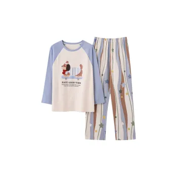 MADALLO Pajama Set Women's Light Blue
