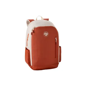 Wilson French Open Collaboration Polyester Backpack Unisex Red Earth Tone