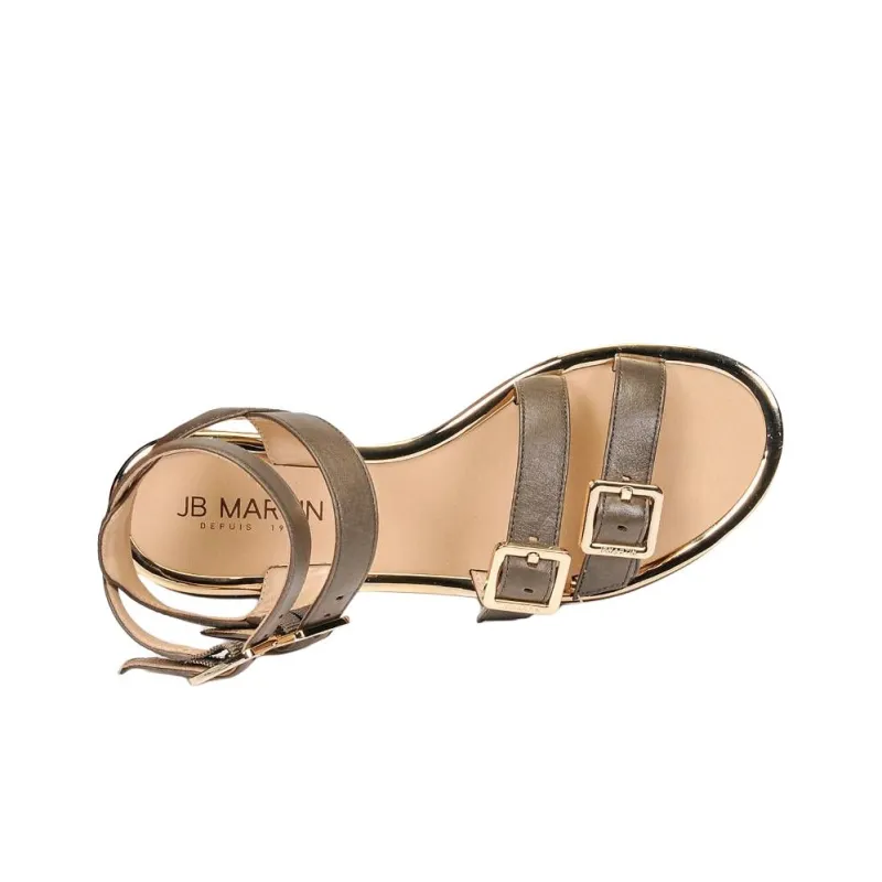 JB MARTIN Gapi Strap Sandals Women's Olive Green-5