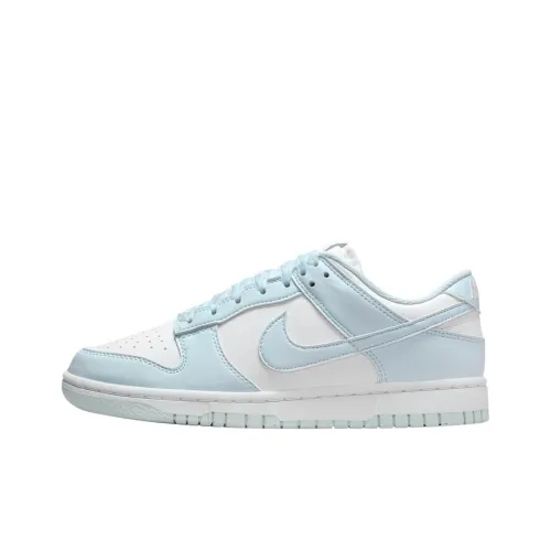 Nike Dunk Anti Slip Wear Resistant Low Top Skateboard Shoes Women's Blue White