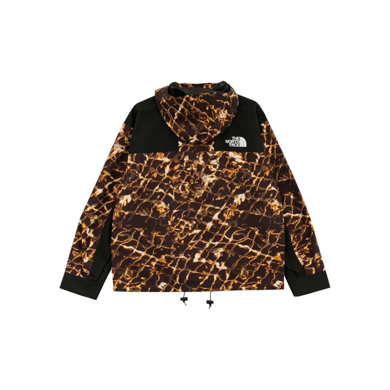 THE NORTH FACE Waterproof And Windproof Windbreaker Jacket Men's Coffee Multicolor-1