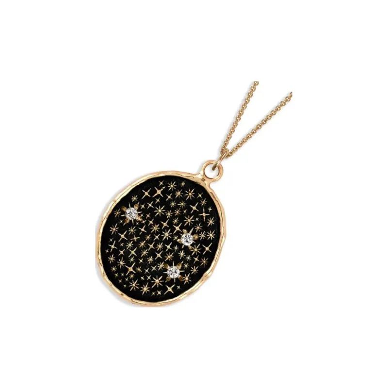 Pyrrha 14K Yellow Gold We Are Stardust Talisman Diamond Pendant Necklace-1