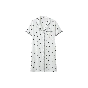 DanceBees Nightgown Women's White