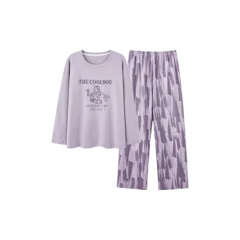 GOSO Pajama Set Women's Light Lavender