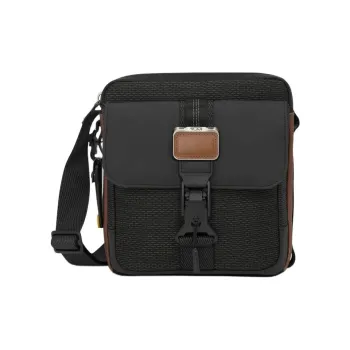 TUMI Fabric Crossbody Bag, Shoulder Bag Men's Black Agate