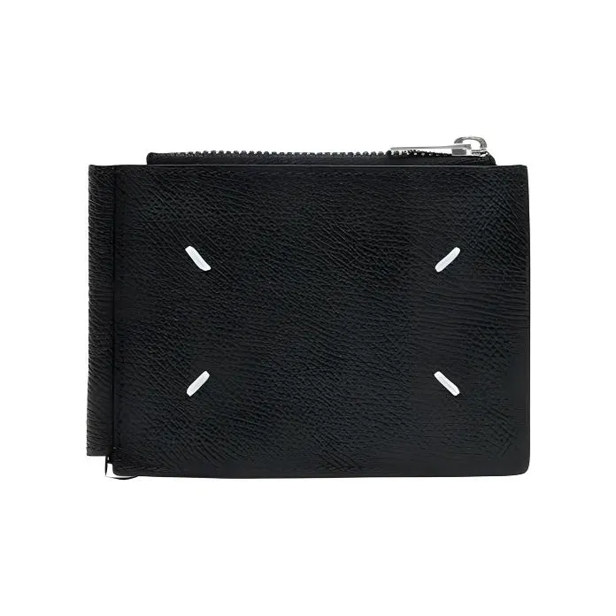 Maison Margiela Cow Leather Wallet Unisex Black-0