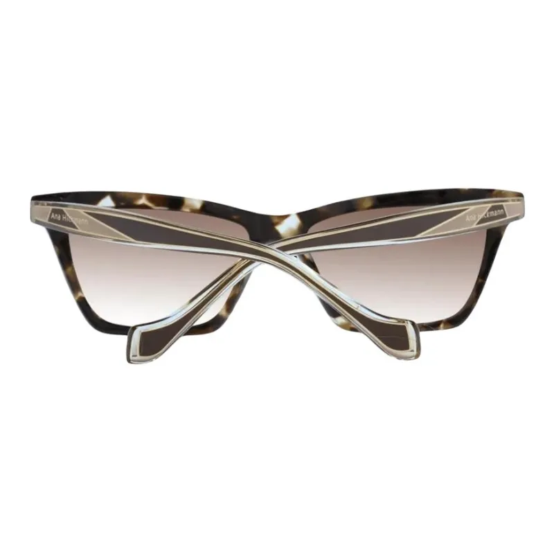 Ana Hickmann Acetate Rectangular Sunglasses Women's Brown-2